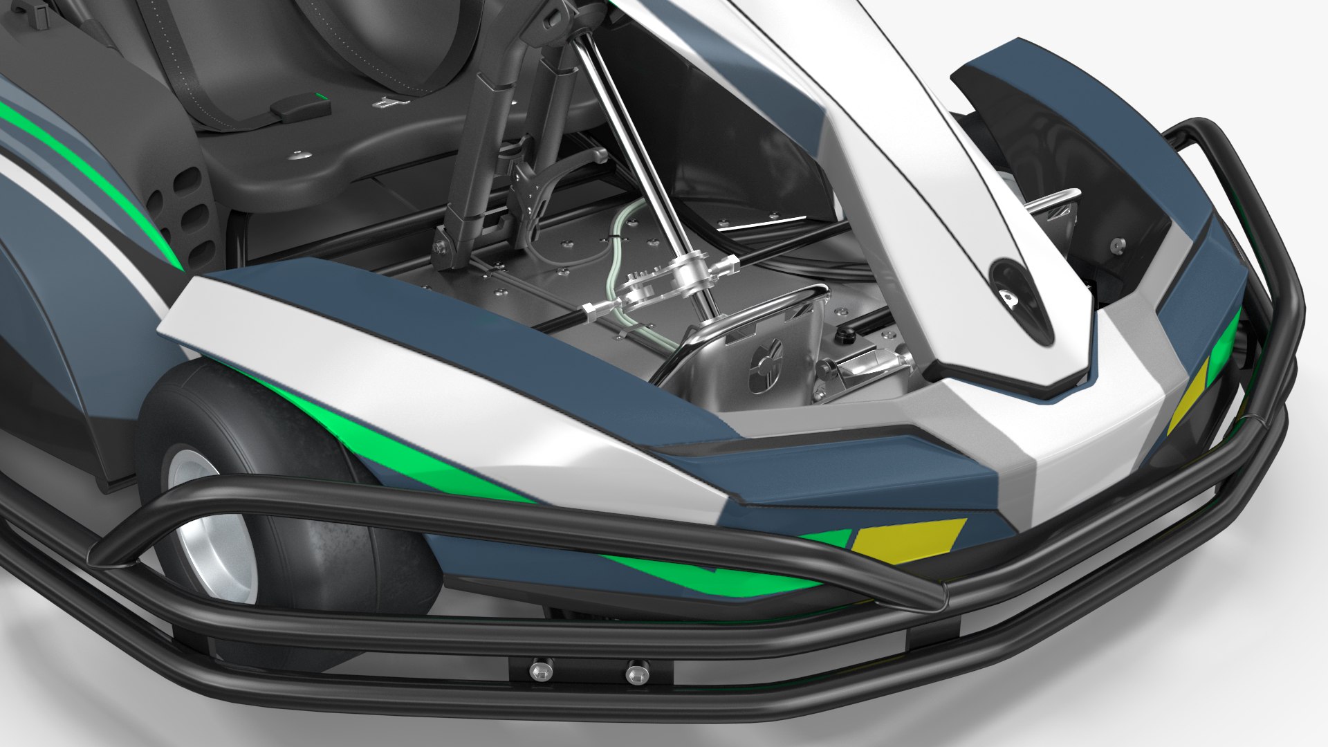 3D Petrol Powered Kart With Roll Bar Model - TurboSquid 1886758