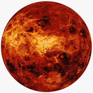 fictional alien planet sun 3D model