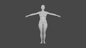 Female Base Mesh 3D model