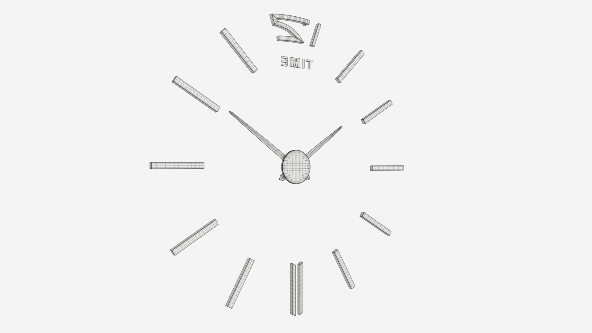 Free 3D model Modern Design Large Wall Clock 02 - TurboSquid 1920566