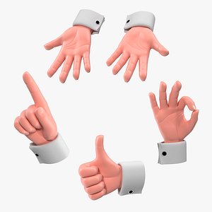 Cartoon Man Hands Collection