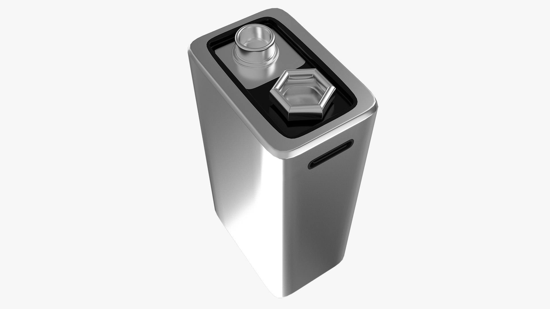 3D New Design Rechargeable 9 Volt Square Battery Type C Side Top Model ...