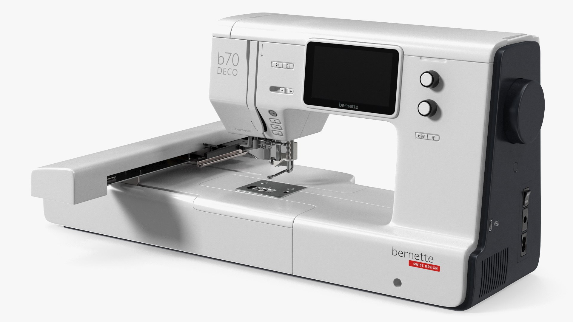 Embroidery Machine Bernette b70 Deco Screen Off 3D model preview