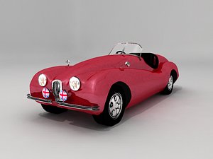 1953 convertible 3d model