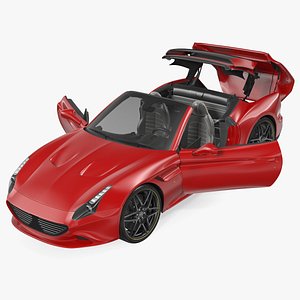 3D generic sport car rigged
