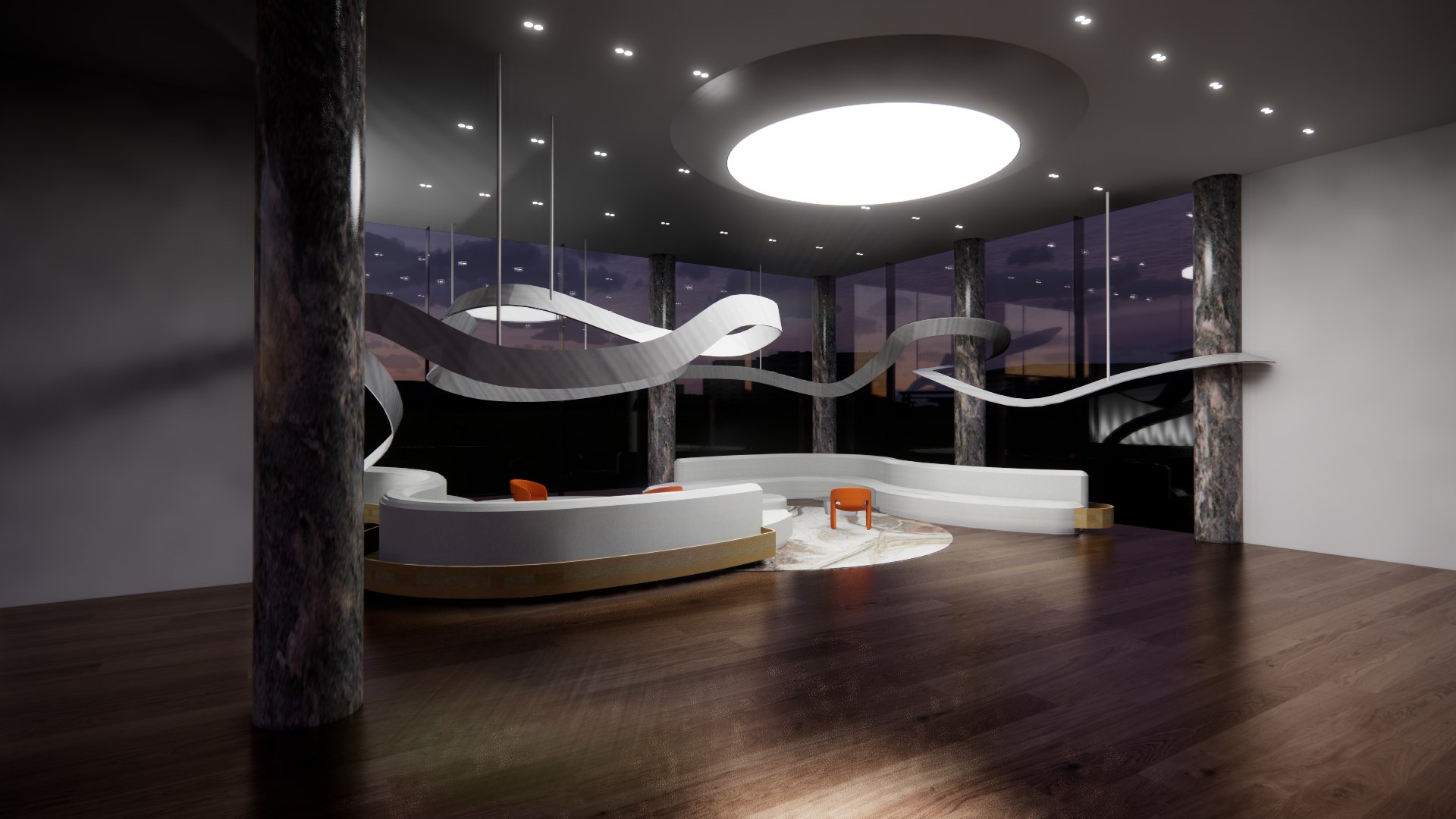 Large Lounge Model - TurboSquid 2168444
