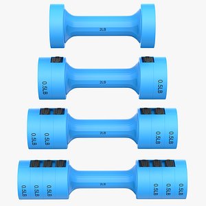 3D Adjustable Dumbbells Hand Weights Set