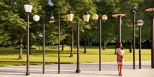 3D Street Lamps Collection-A10