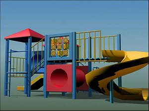 3d model playground play