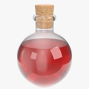 3D spherical potion flask
