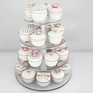 Wedding cupcake stand model