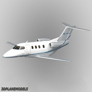 3d model embraer phenom 100 private