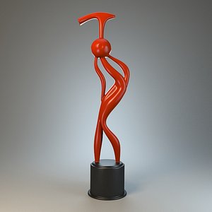 sculpture harlequin 3d obj
