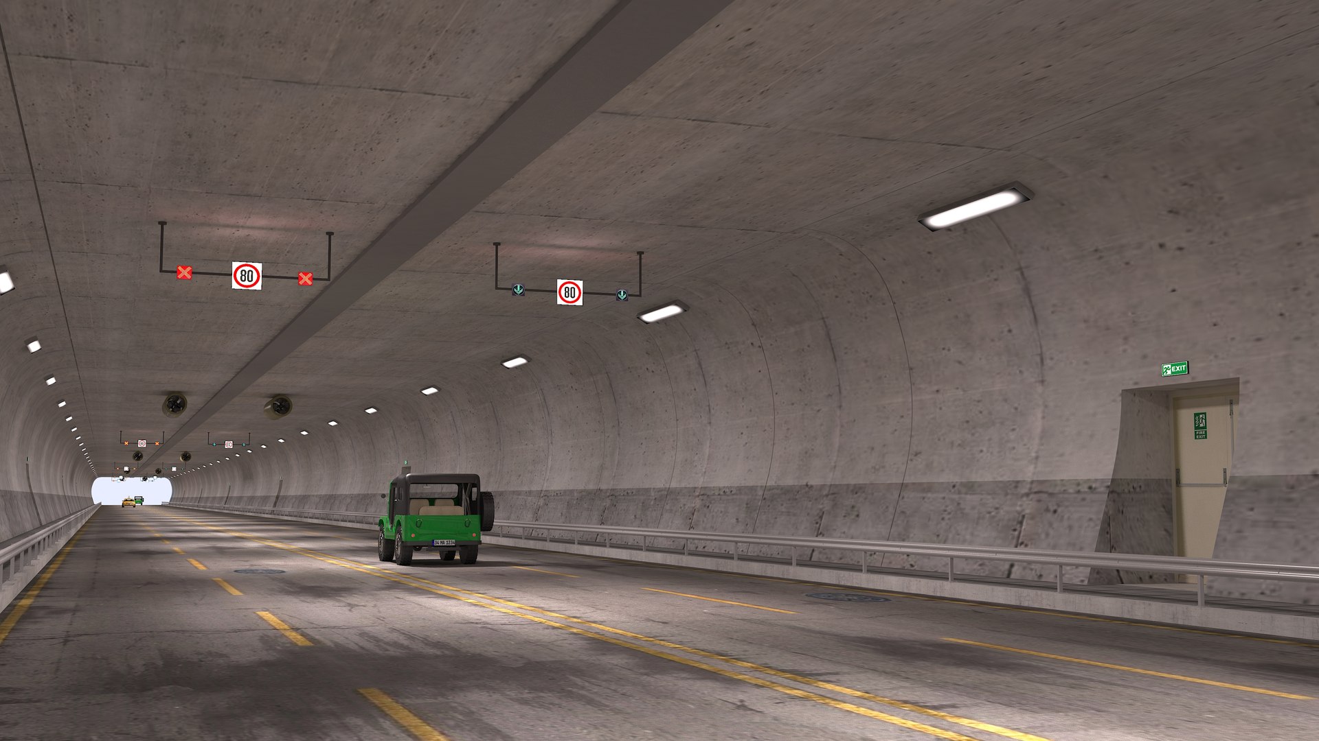 Tunnel Road 3D Model - TurboSquid 1622640