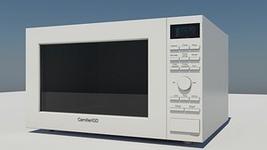 microwave oven 3d model