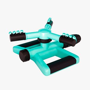 Spinning Garden Water Sprinkler 3D