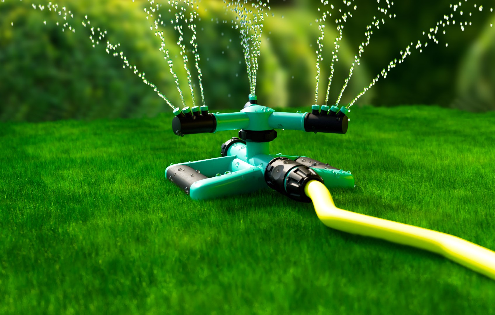 Spinning Garden Water Sprinkler 3D - TurboSquid 2215899