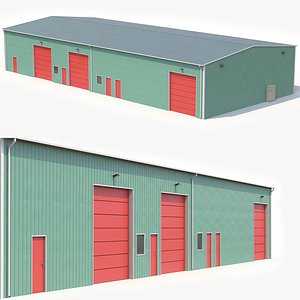 Industrial Building 50 PBR 3D