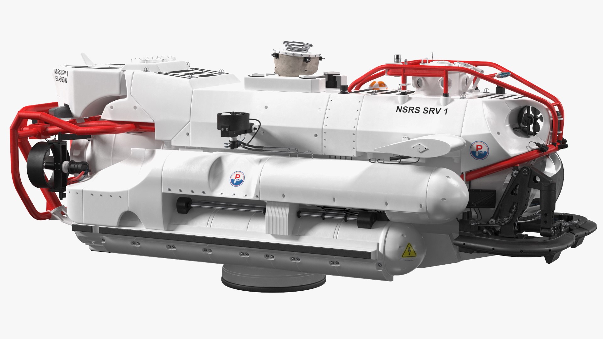 NATO Submarine Rescue System 3D model preview