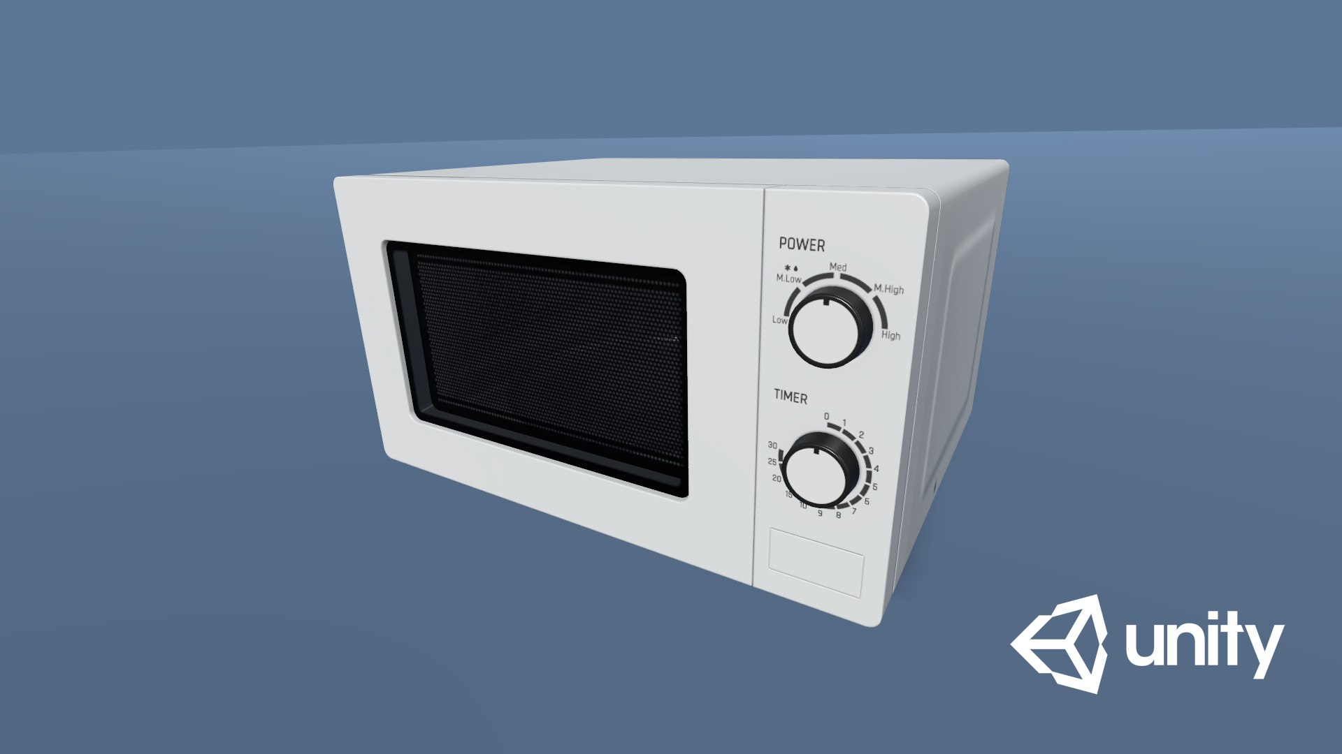 Low-poly Microwave Model - TurboSquid 1681993