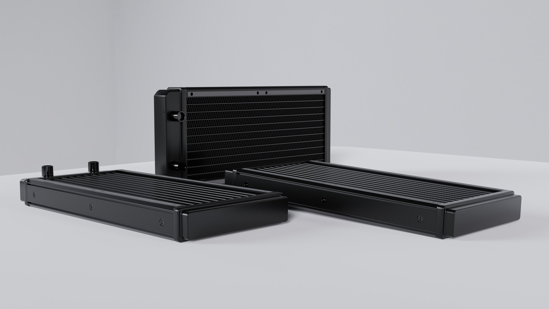 3D Model Water Cooling Radiator - 240 Mm - TurboSquid 1997322
