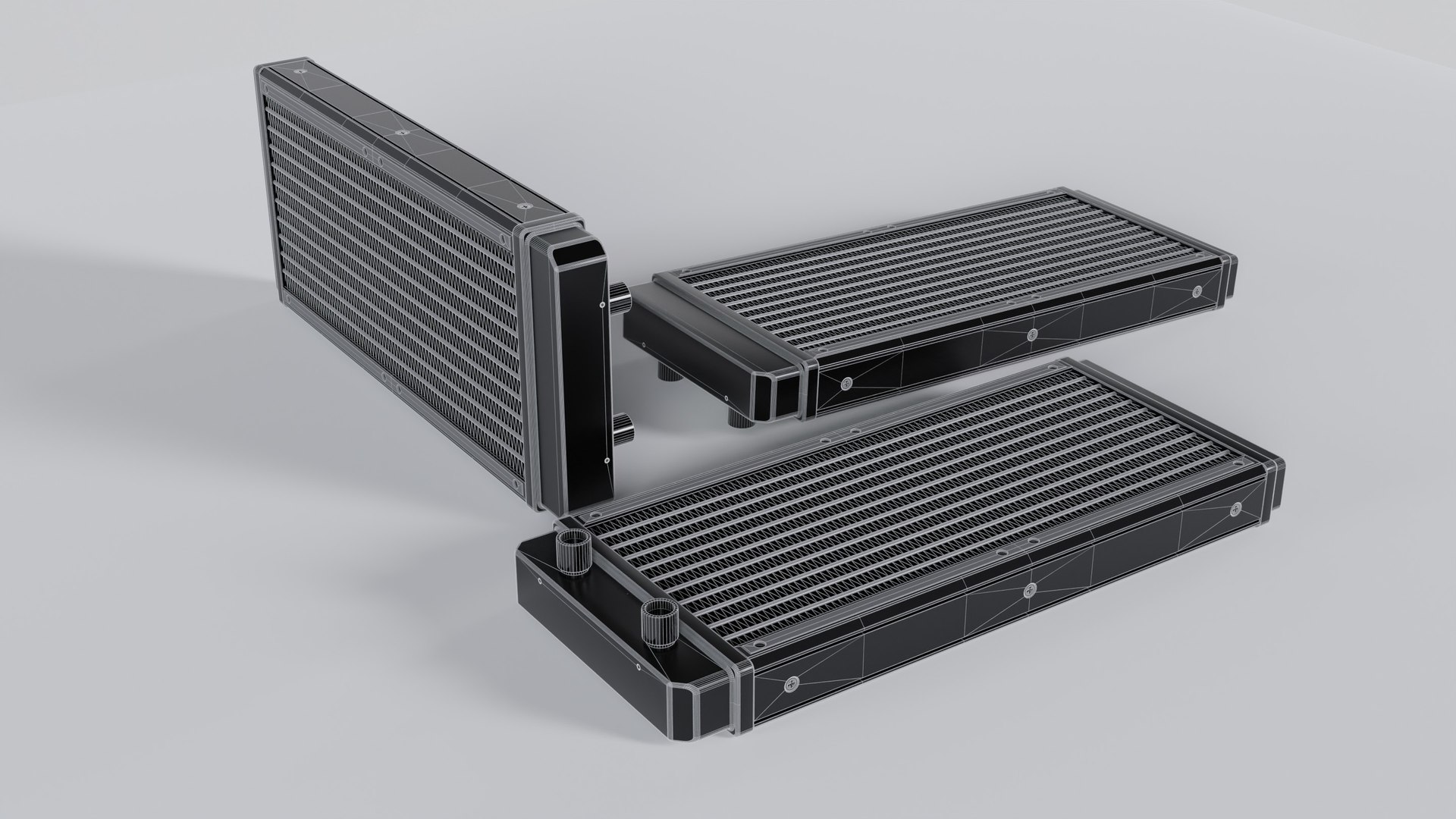 3D Model Water Cooling Radiator - 240 Mm - TurboSquid 1997322