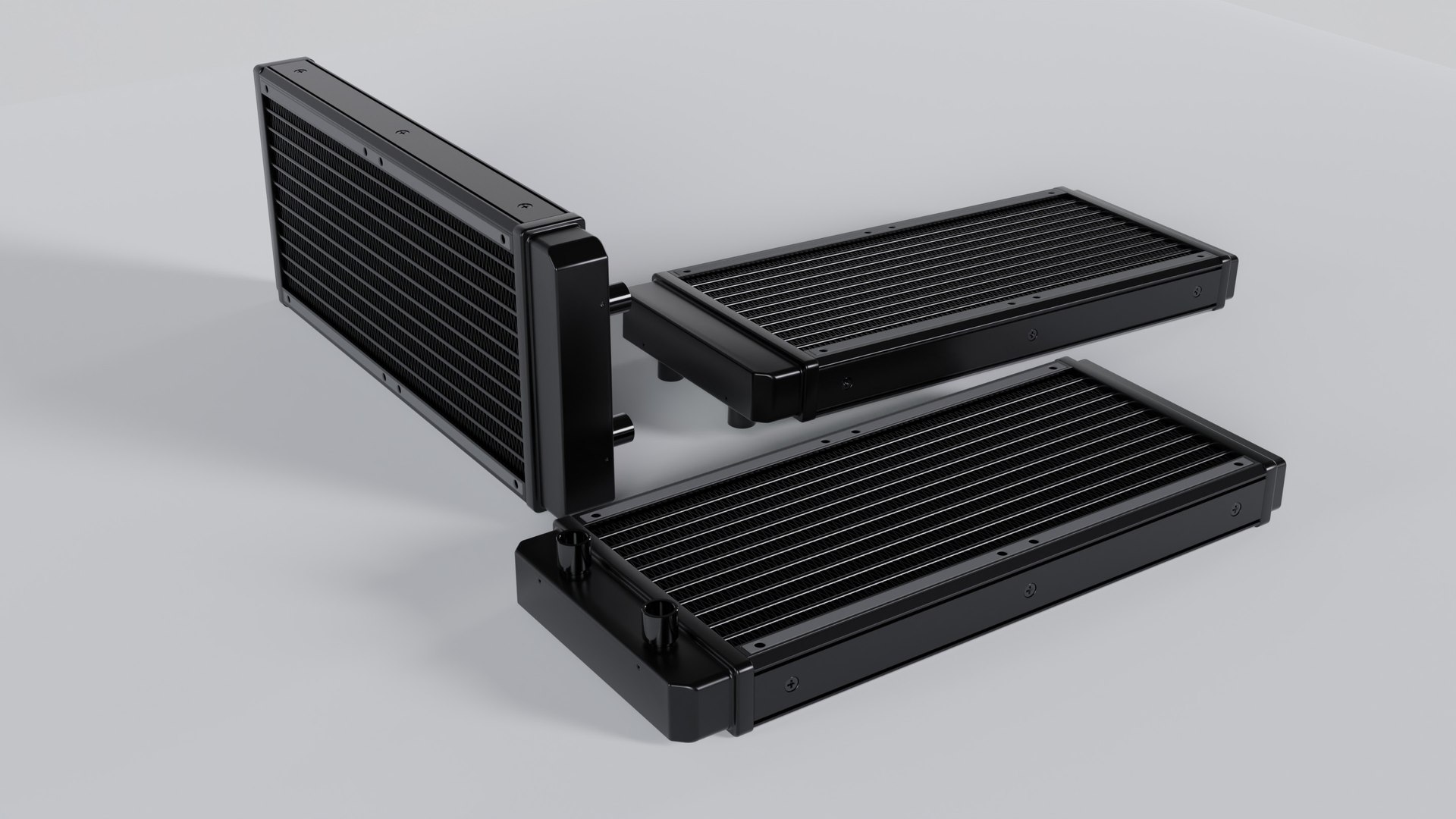 3D Model Water Cooling Radiator - 240 Mm - TurboSquid 1997322