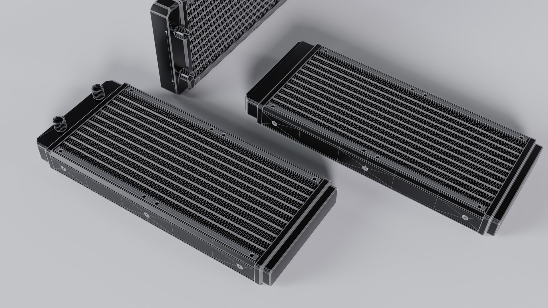 3D Model Water Cooling Radiator - 240 Mm - TurboSquid 1997322