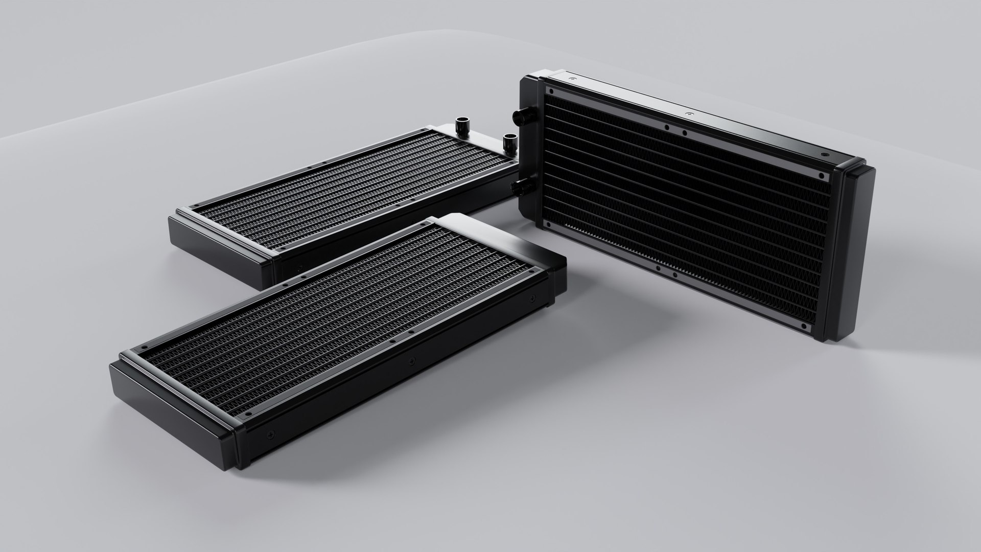 3D Model Water Cooling Radiator - 240 Mm - TurboSquid 1997322