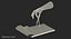 Compass Circle Drawing Hand Rigged 3D Model