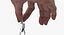 Compass Circle Drawing Hand Rigged 3D Model