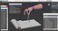 Compass Circle Drawing Hand Rigged 3D Model