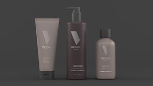 Skin Care Set 3D model