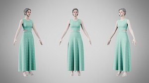 Dress 31 Cyan