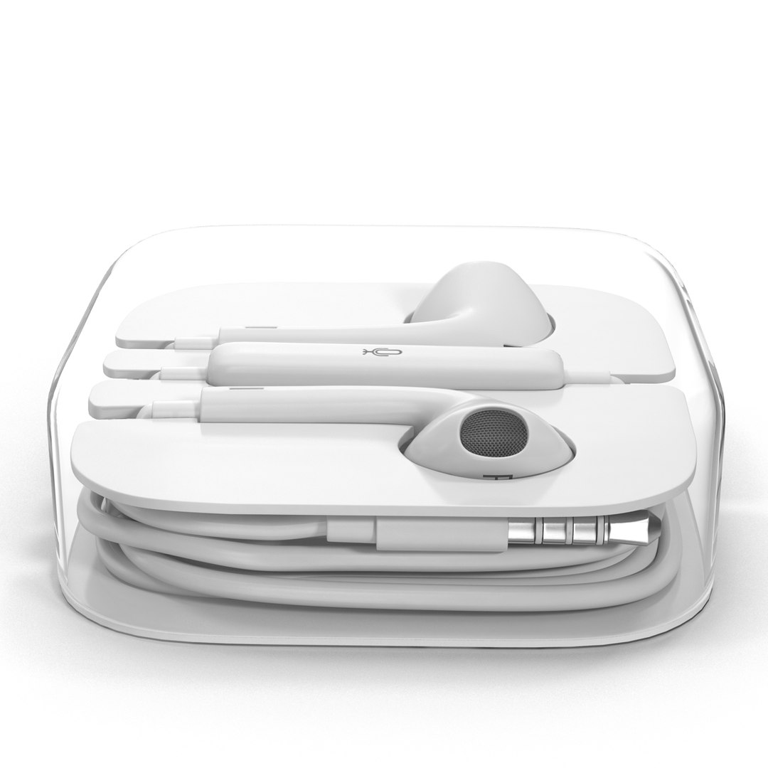 Apple Earpods Box 3d 3ds