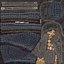 Kepi vintage della fanteria dell'Unione degli Stati Uniti, blu navy, stile shabby