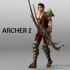 3D model archer