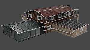 3D Offgrid  Self Sufficient Timber House