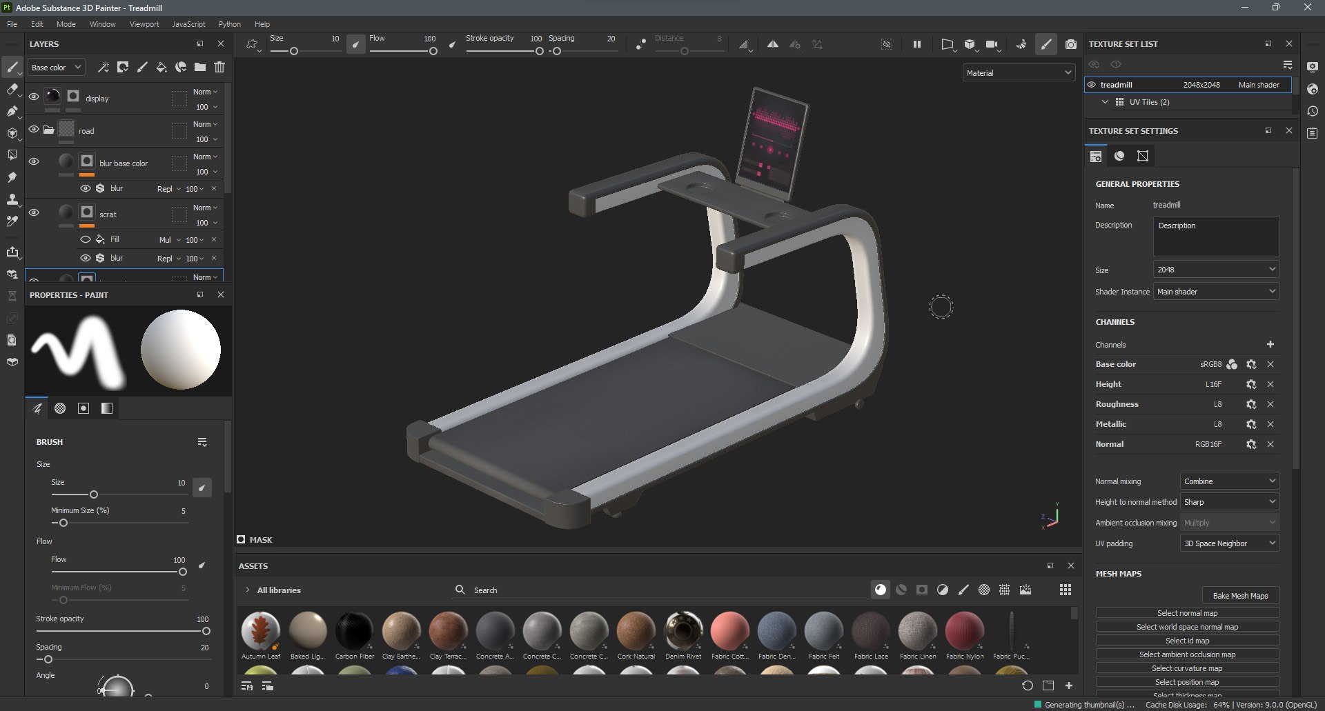 Treadmill 3D model - TurboSquid 2124806