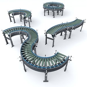 Curved Roller Conveyor Adjustable