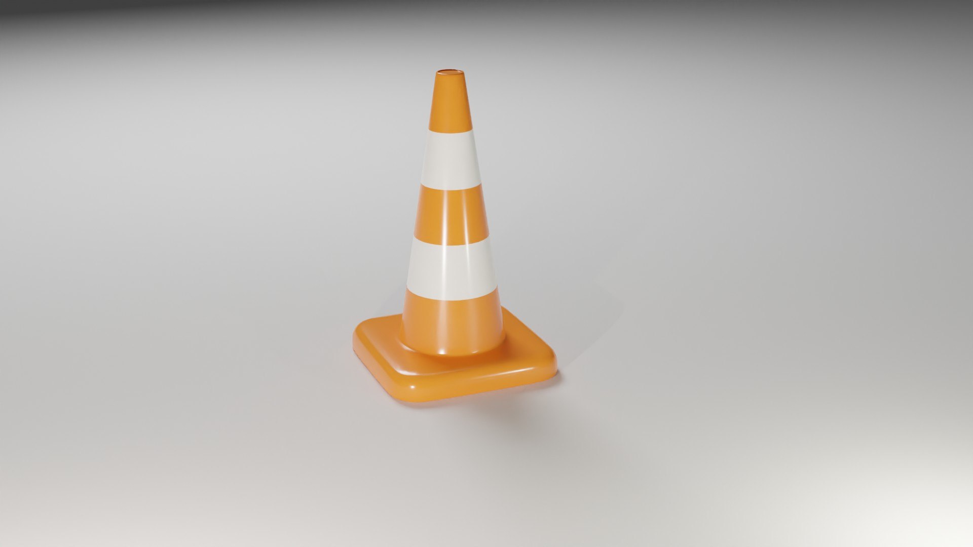 Traffic cone orange 3D model - TurboSquid 2138851