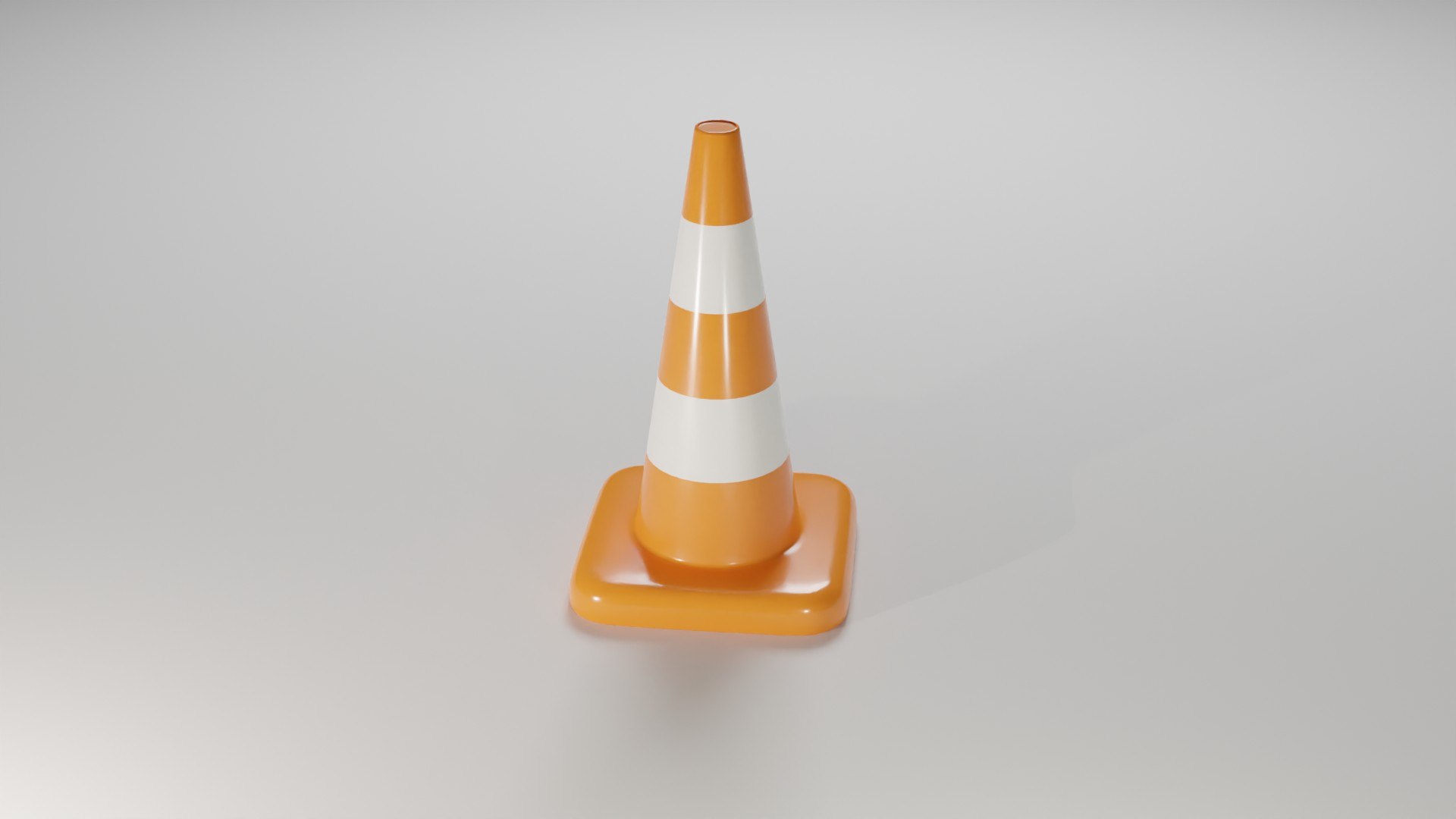 Traffic cone orange 3D model - TurboSquid 2138851