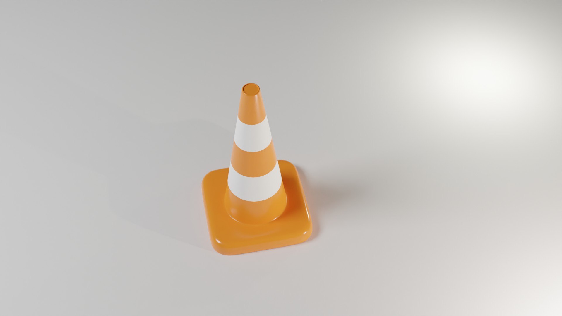 Traffic cone orange 3D model - TurboSquid 2138851