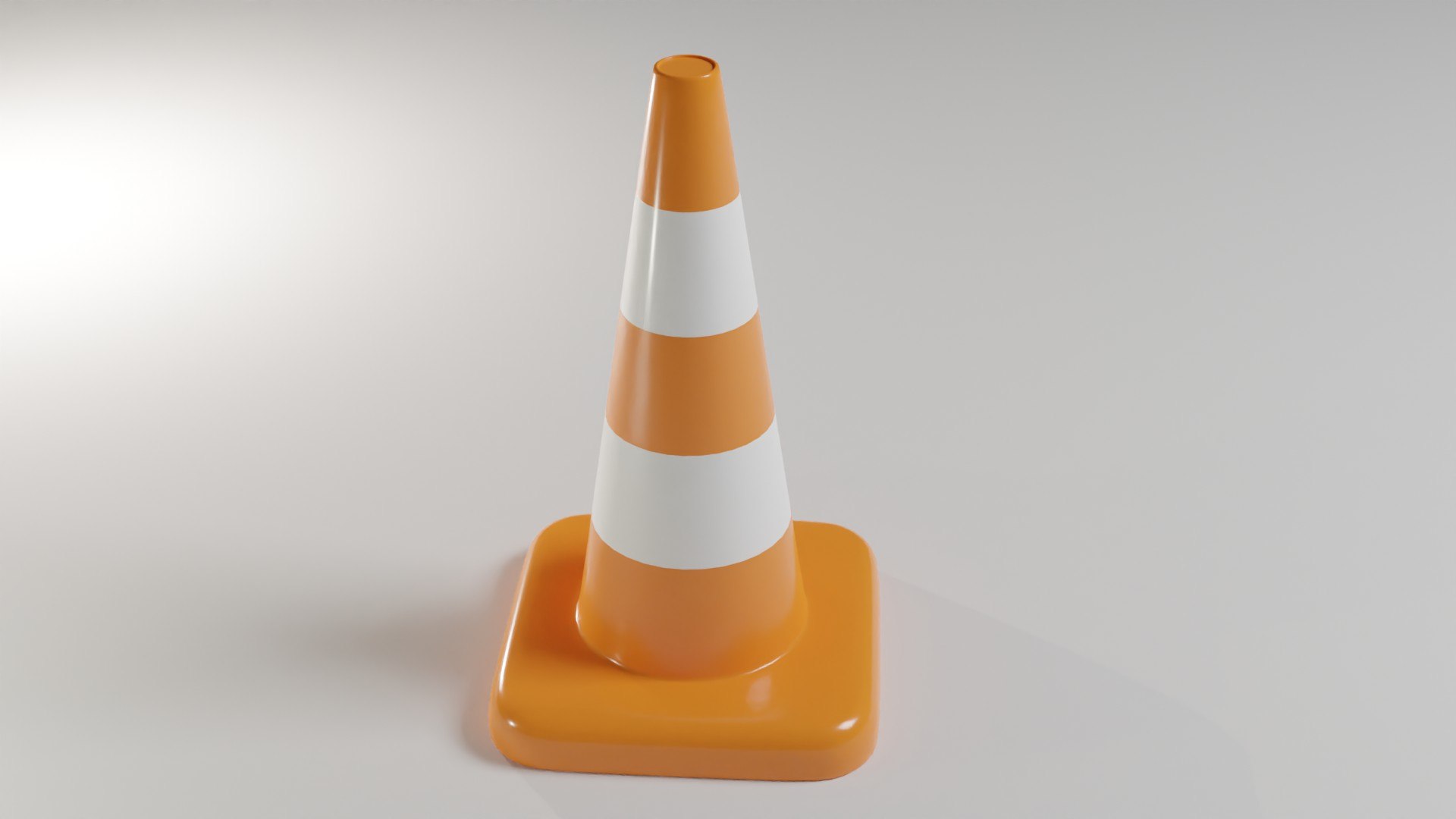 Traffic cone orange 3D model - TurboSquid 2138851