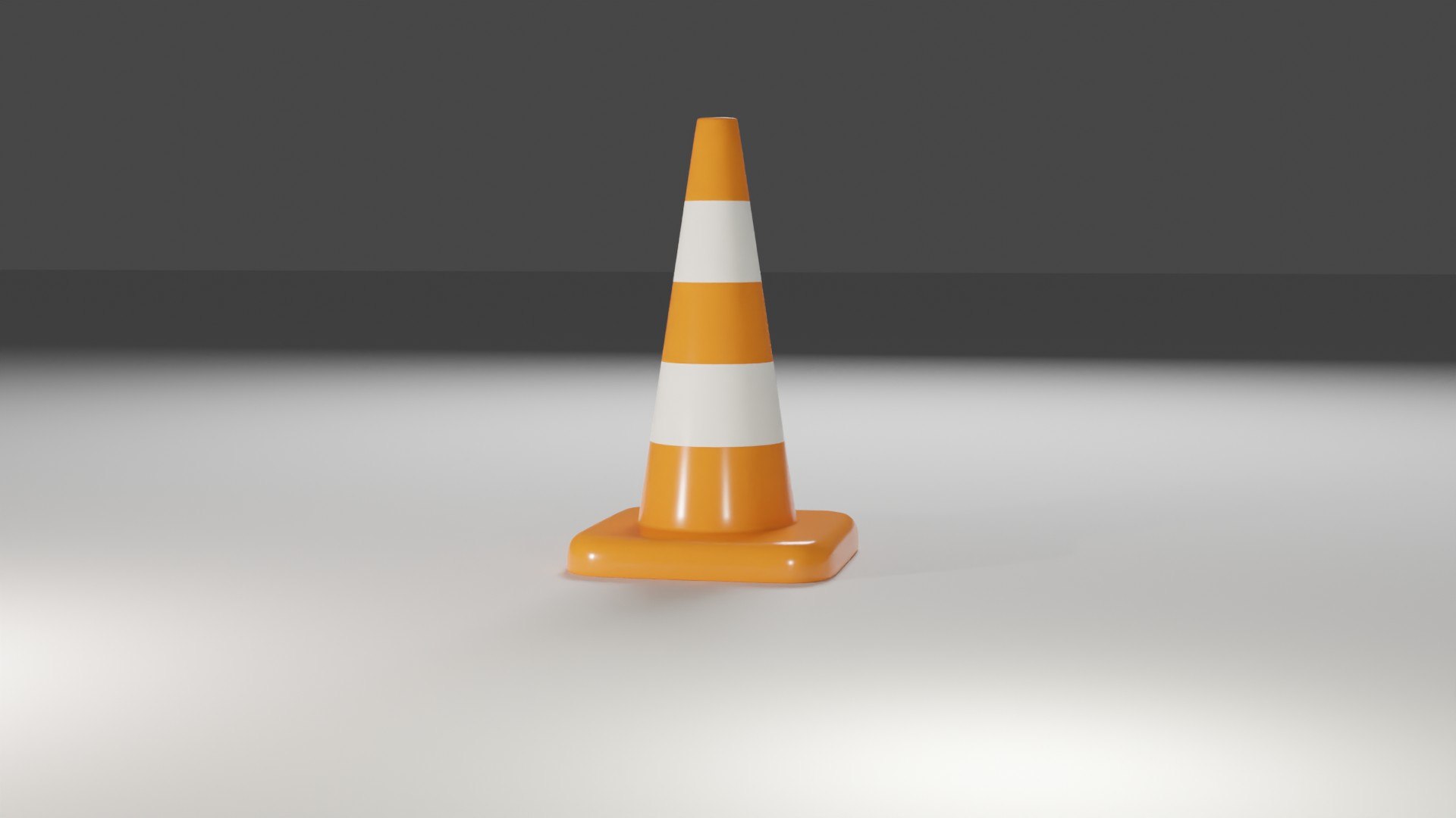Traffic cone orange 3D model - TurboSquid 2138851