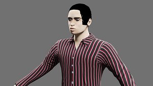 3D model REALISTIC MALE BODY - RIGGED