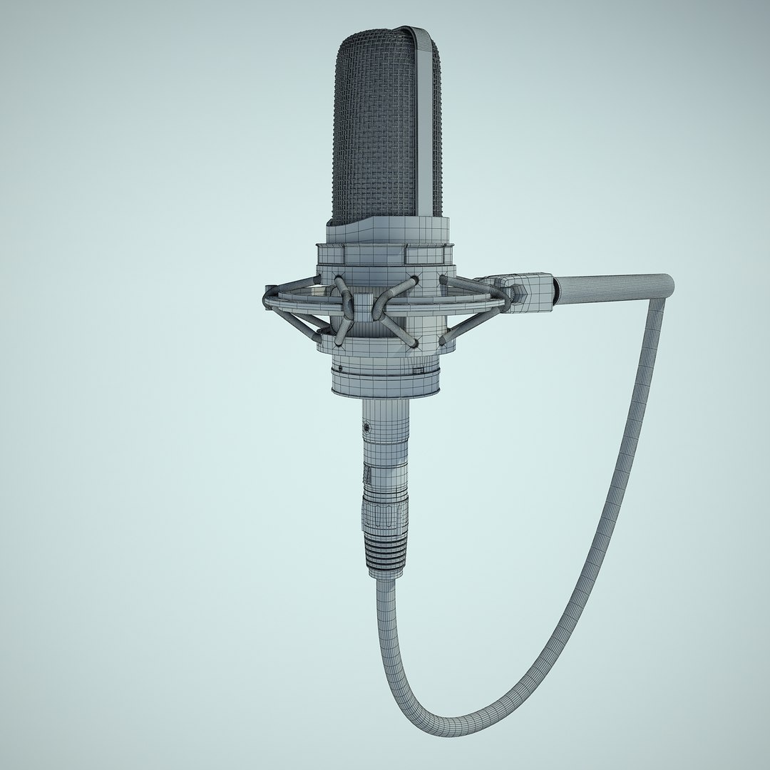 Free Microphone Mic Studio 3d Model