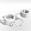 3d jail shackles model