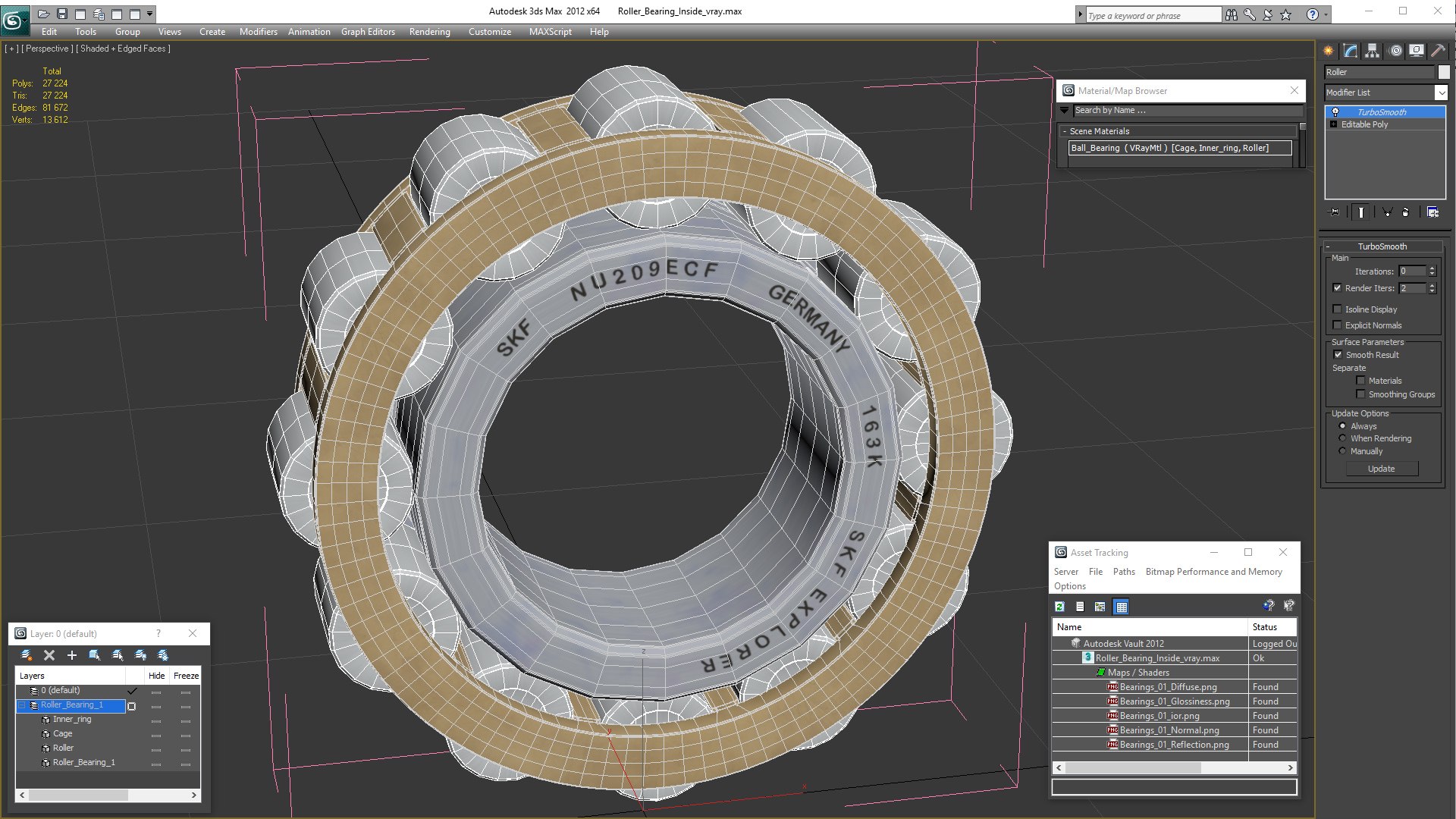 3D Roller Bearing - TurboSquid 1451134