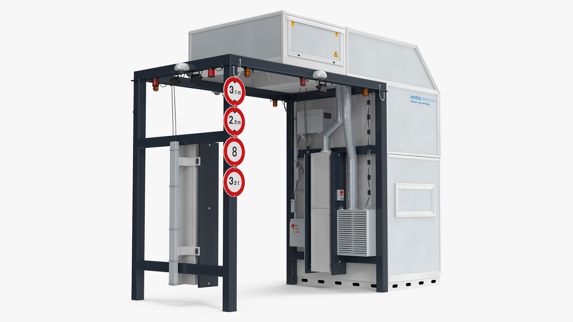 Smith Detection CIP 300 Compact Vehicle Inspection System 3D model ...